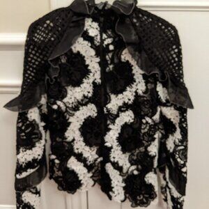 Self Portrait women's long sleeve top in size 4